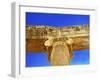 Ionic Columns, Oval Plaza, Roman City, Jerash, Jordan.-William Perry-Framed Premium Photographic Print