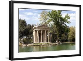 Ionic Temple of Aesculapius, God of Healing, Designed by Antonio Asprucci-James Emmerson-Framed Photographic Print