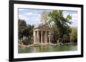 Ionic Temple of Aesculapius, God of Healing, Designed by Antonio Asprucci-James Emmerson-Framed Photographic Print