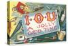 Iou a Jolly Good Time-null-Stretched Canvas