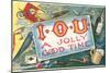 Iou a Jolly Good Time-null-Mounted Giclee Print