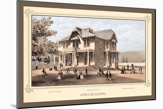 Iowa Building, Centennial International Exhibition, 1876-Thompson Westcott-Mounted Art Print