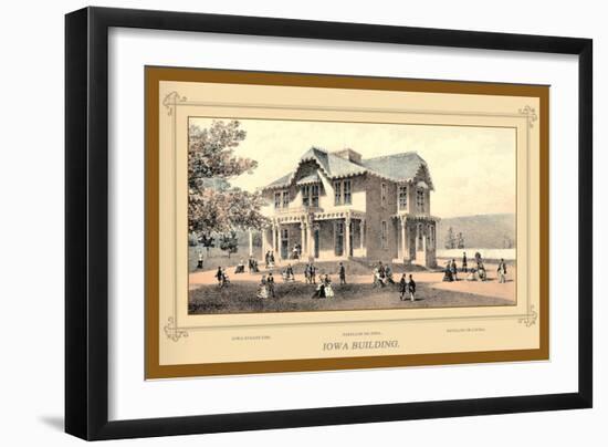 Iowa Building, Centennial International Exhibition, 1876-Linn Westcott-Framed Art Print