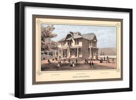 Iowa Building, Centennial International Exhibition, 1876-Thompson Westcott-Framed Art Print