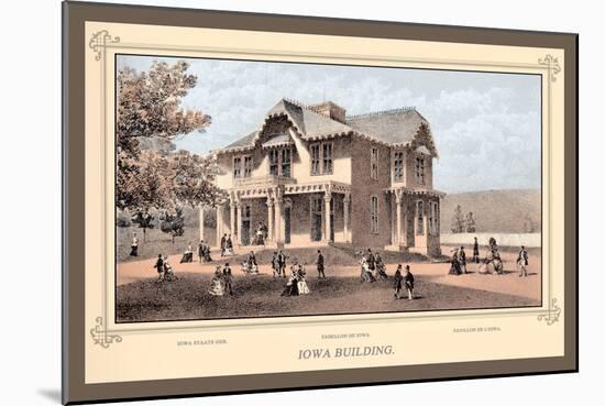 Iowa Building, Centennial International Exhibition, 1876-Thompson Westcott-Mounted Art Print