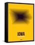 Iowa Radiant Map 3-NaxArt-Framed Stretched Canvas