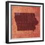 Iowa State Words-David Bowman-Framed Giclee Print