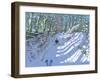 iPad painting,Sledging,Windley Lane,Idridgehay,Belper,2021,-Andrew Macara-Framed Giclee Print