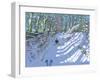 iPad painting,Sledging,Windley Lane,Idridgehay,Belper,2021,-Andrew Macara-Framed Giclee Print