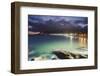 Ipanema Beach and Ponta do Aproador at Sunset, Rio de Janeiro, Brazil, South America-Ian Trower-Framed Photographic Print