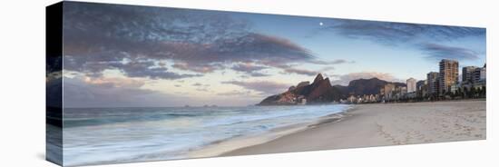 Ipanema Beach at Dawn, Rio De Janeiro, Brazil-Ian Trower-Stretched Canvas