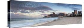 Ipanema Beach at Dawn, Rio De Janeiro, Brazil-Ian Trower-Stretched Canvas