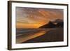 Ipanema Beach at Sunset, Rio De Janeiro, Brazil, South America-Angelo-Framed Photographic Print