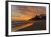 Ipanema Beach at Sunset, Rio De Janeiro, Brazil, South America-Angelo-Framed Photographic Print