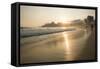 Ipanema Beach at Sunset, Rio De Janeiro, Brazil, South America-Ben Pipe-Framed Stretched Canvas