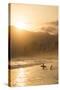 Ipanema Beach at Sunset, Rio De Janeiro, Brazil, South America-Ben Pipe-Stretched Canvas