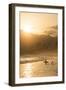 Ipanema Beach at Sunset, Rio De Janeiro, Brazil, South America-Ben Pipe-Framed Photographic Print