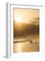 Ipanema Beach at Sunset, Rio De Janeiro, Brazil, South America-Ben Pipe-Framed Photographic Print