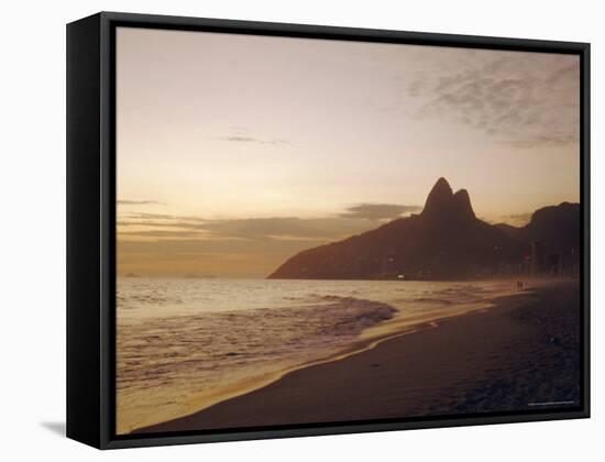 Ipanema Beach, Rio De Janeiro, Brazil, South America-Charles Bowman-Framed Stretched Canvas