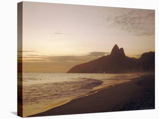 Ipanema Beach, Rio De Janeiro, Brazil, South America-Charles Bowman-Stretched Canvas