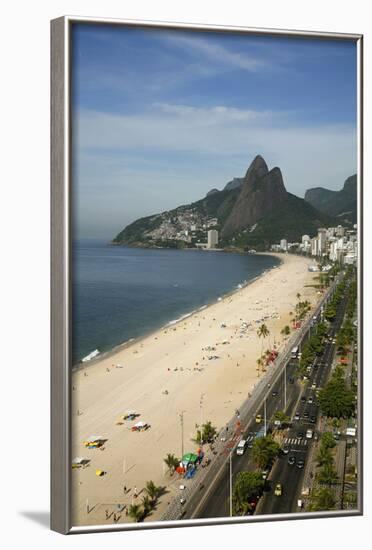 Ipanema Beach, Rio de Janeiro, Brazil, South America-Yadid Levy-Framed Photographic Print