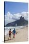 Ipanema Beach, Rio De Janeiro, Brazil, South America-Ian Trower-Stretched Canvas