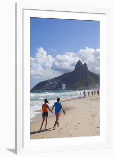 Ipanema Beach, Rio De Janeiro, Brazil, South America-Ian Trower-Framed Photographic Print