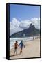 Ipanema Beach, Rio De Janeiro, Brazil, South America-Ian Trower-Framed Stretched Canvas