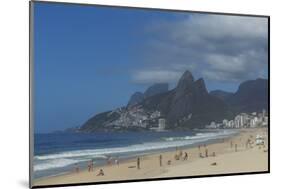 Ipanema Beach, Rio De Janeiro, Brazil, South America-Angelo-Mounted Photographic Print