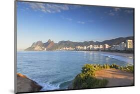 Ipanema Beach, Rio De Janeiro, Brazil, South America-Ian Trower-Mounted Photographic Print