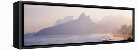 Ipanema Beach Rio De Janeiro Brazil-null-Framed Stretched Canvas