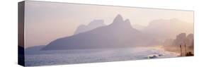 Ipanema Beach Rio De Janeiro Brazil-null-Stretched Canvas