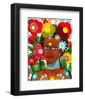 Ipanema Girl-Mercedes Lagunas-Framed Art Print