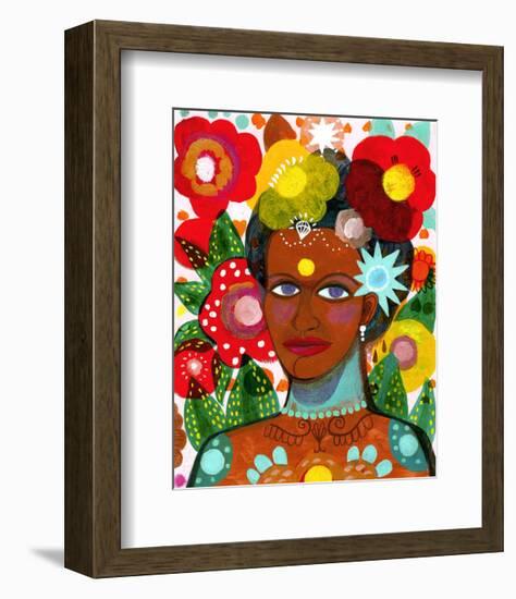 Ipanema Girl-Mercedes Lagunas-Framed Art Print