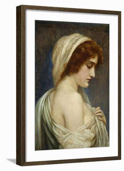 Iphigenia (Daughter of Agamemnon, See Ovid Metamorphoses 12:25-28)-Herbert Gustave Schmalz-Framed Giclee Print