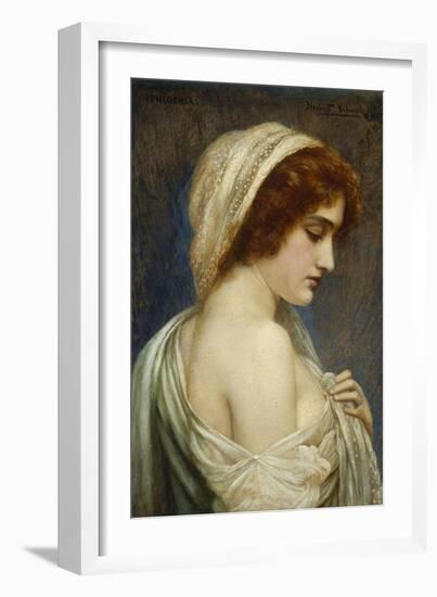 Iphigenia (Daughter of Agamemnon, See Ovid Metamorphoses 12:25-28)-Herbert Gustave Schmalz-Framed Giclee Print