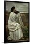 Iphigenia, Feuerbach's favourite Roman model " Nana". Oil on canvas (1871) 192.5 x 126.5 cm.-Anselm Feuerbach-Framed Giclee Print