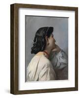 Iphigenia (Head Stud)-Anselm Feuerbach-Framed Giclee Print