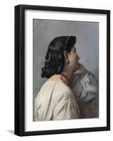 Iphigenia (Head Stud)-Anselm Feuerbach-Framed Giclee Print