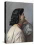 Iphigenia (Head Stud)-Anselm Feuerbach-Stretched Canvas