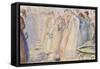 Iphis and Anaxarete-John Everett Millais-Framed Stretched Canvas