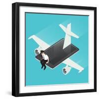 iPlane-Nick Diggory-Framed Giclee Print