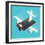 iPlane-Nick Diggory-Framed Giclee Print