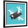 iPlane-Nick Diggory-Framed Giclee Print