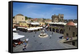 Ipocratous (Hippocrates) Square-Tuul-Framed Stretched Canvas