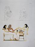 Images of Deceased Being Offered Food and Various Ornaments-Ippolito Rosellini-Giclee Print