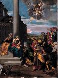 The Adoration of the Magi, 1580-Ippolito Scarsellino-Stretched Canvas