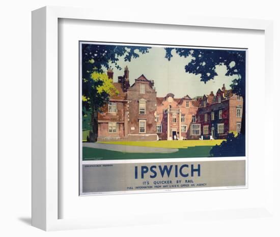 Ipswich Christchurch Mansion-null-Framed Art Print