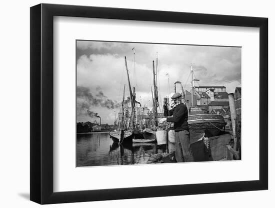 Ipswich Docks, 1946-George Greenwell-Framed Photographic Print