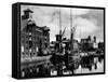 Ipswich Docks-Fred Musto-Framed Stretched Canvas
